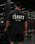 Camiseta Cristiana Premium "Chosen By God" Negra | REGNUM